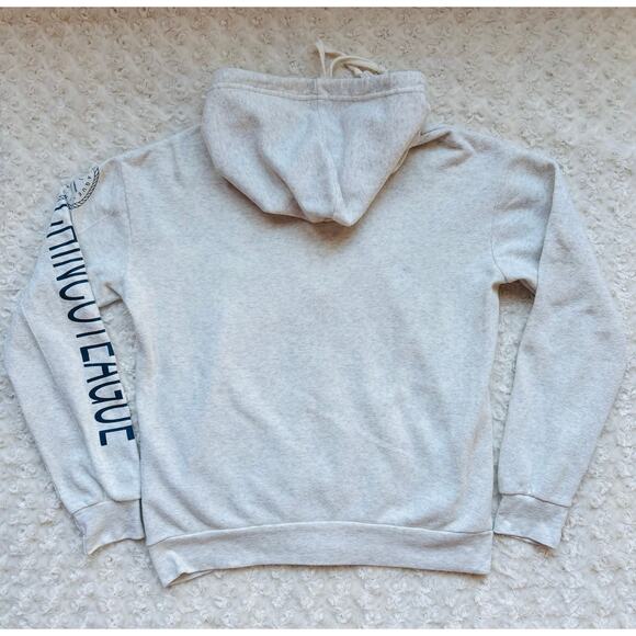 Ocean Drive Chincoteague Virginia Summer Oatmeal Oversized Full Zip Hoodie Large - Picture 6 of 7